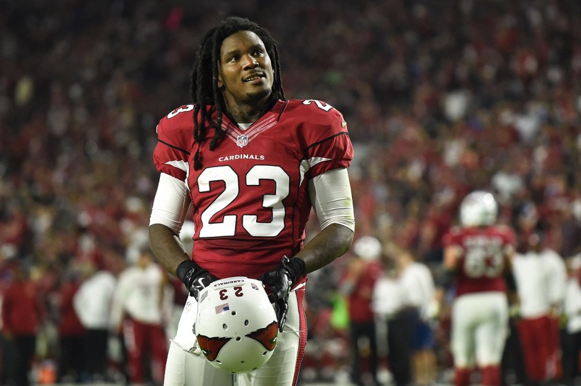Arizona Cardinals running back Chris Johnson turned to stem cell therapy to aid in recovery from knee surgery for a torn meniscus. (Nils Nilsen/Getty Images)