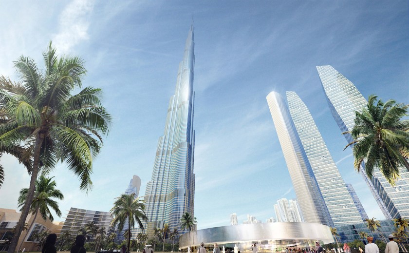 Burj Khalifa Hyperportal, View towards Main Entrance, Dubai (Bjarke Ingels Group/ Hyperloop One)