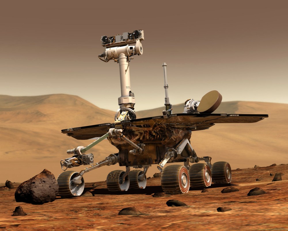 Mars Rovers, Spirit and Opportunity, land on opposite sides of Mars and begin exploring the planet (NASA)