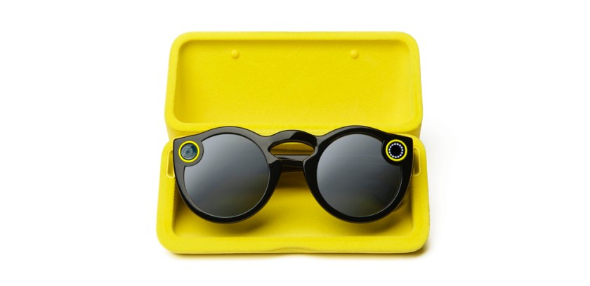 The Spectacles are currently only available via the company's Snapbots (Snap)