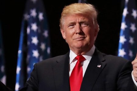 President Donald Trump in July 2016.