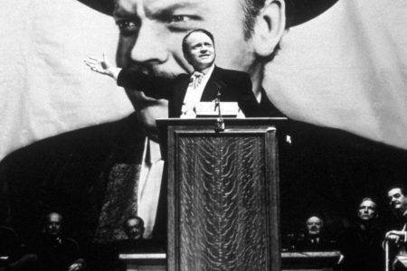 Orson Welles takes the lead role in his film 'Citizen Kane.'  (Hulton Archive/Getty Images)