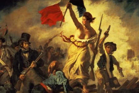 Liberty Leading the People, 28 July 1830 (oil on canvas) (for detail see 95120)