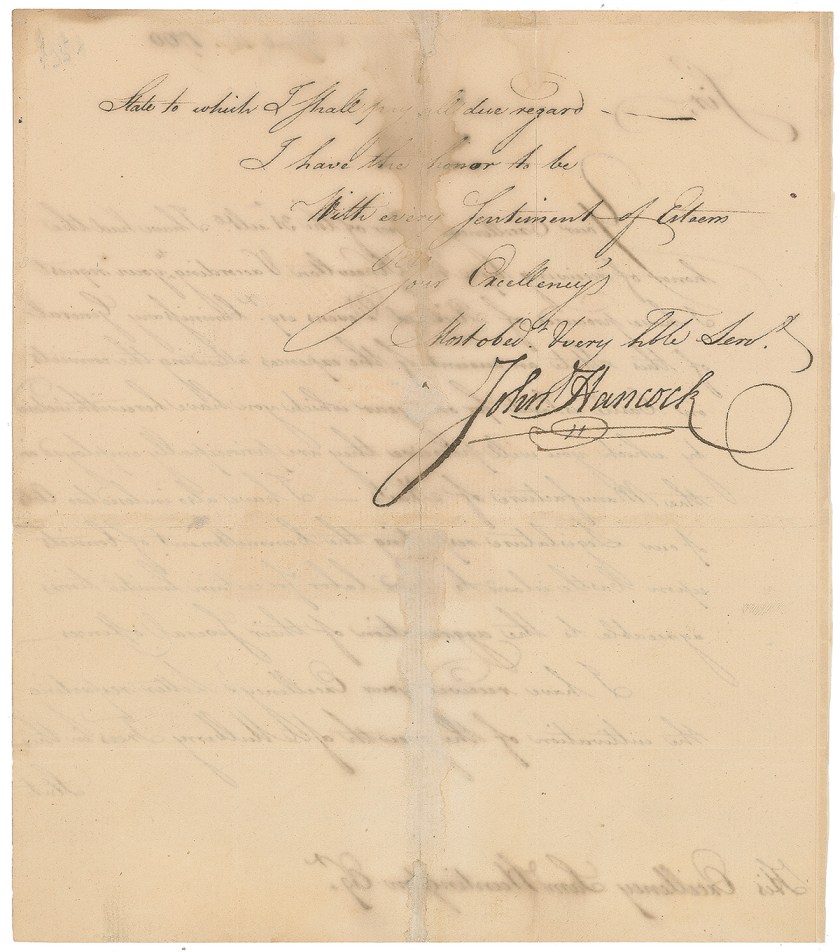 RR Auction Signatures and Artifacts for 'Declaration of Independence" etc