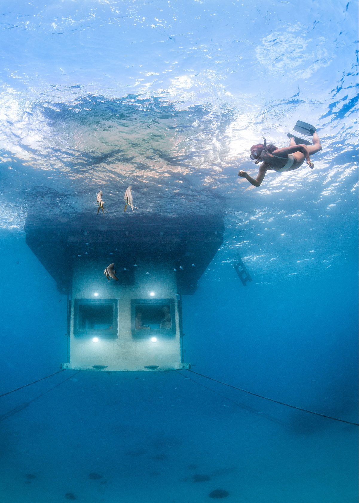 The Underwater Room in Zanzibar