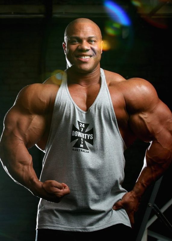 Phil Heath during a media call ahead of the 2012 IFBB Australian Pro Grand Prix XIII  (Robert Cianflone/Getty Images)