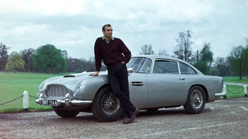 James Bond's 1964 Aston Martin DB5 Used in Goldfinger