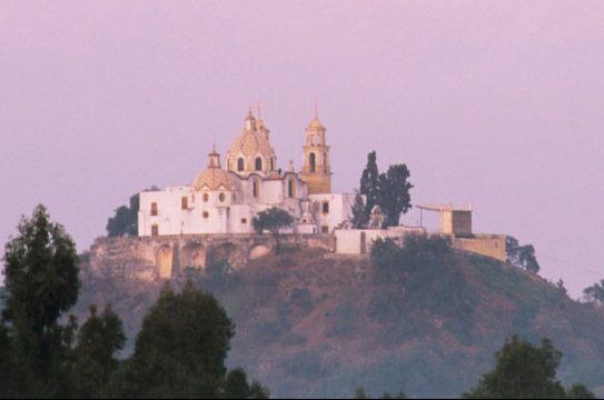  Nuestra Senora de los Remedios, church on top of the Great Pyramid of Cholula (Demetrio Carrasco)