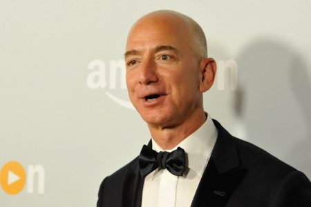 WEST HOLLYWOOD, CA - SEPTEMBER 18:  Amazon founder and CEO Jeff Bezos attends Amazon's Emmy Celebration at Sunset Tower Hotel on September 18, 2016 in West Hollywood, California.  (Photo by Michael Tullberg/WireImage)