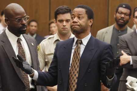 From left: Sterling K. Brown as Christopher Darden, Cuba Gooding, Jr. as O.J. Simpson 'The People v. O.J. Simpson: American Crime Story'. (Ray Mickshaw/FX)