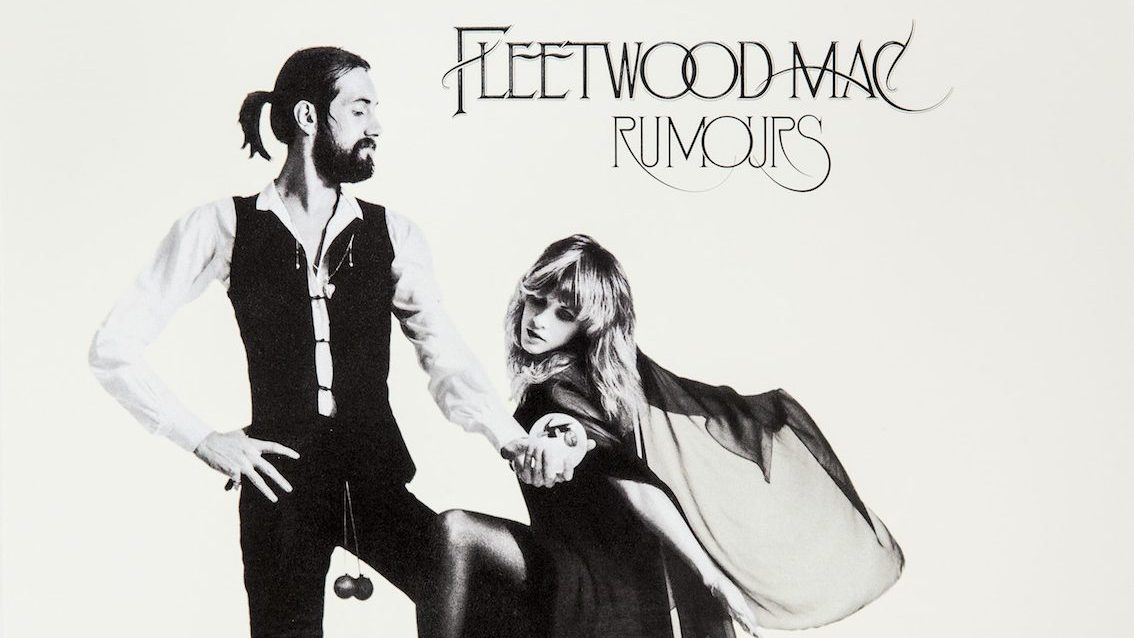 CITY OF INDUSTRY, CA -- MAY 20, 2013--A sample of a Stoughton Printing Co., vinyl album jacket, this is an "old style" gatefold, with an embossed front cover (raised lettering), and spot uv coating (high gloss coating), for the re-issue of Fleetwood Mac's, "Rumours," photographed at their company headquarters in City of Industry, May 20, 2014. Stoughton is a family-run business celebrating 50 years, as is known as one of the largest printers of jackets for vinyl LP record.  (Photo by Jay L. Clendenin/Los Angeles Times via Getty Images)