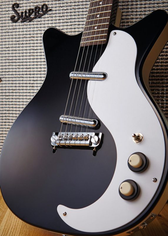 A Danelectro DC59M NOS electric guitar (Joseph Branston/Total Guitar Magazine via Getty Images)