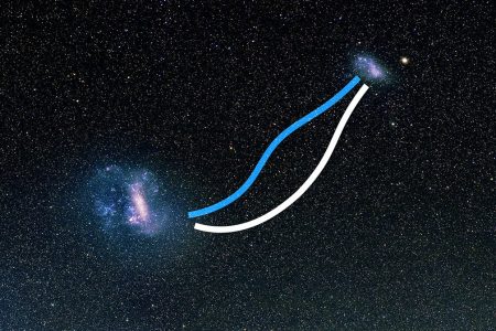 Researchers Discover a 43,000 Light Year Long Star Bridge