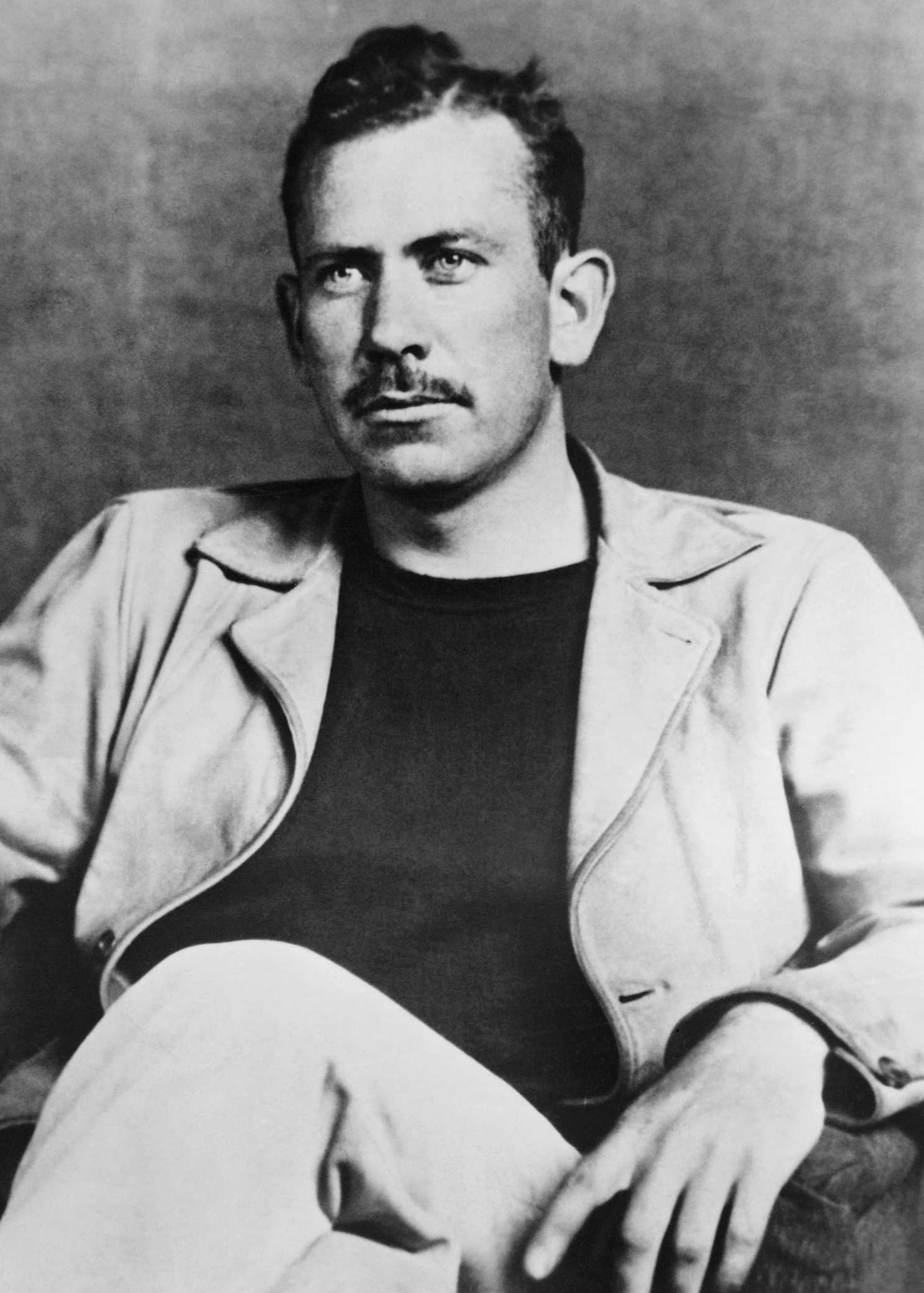 John Steinbeck (1902-1968) the American author as a young man. His novels include The Grapes of Wrath, Of Mice and Men and East of Eden. He won the Nobel prize for literature in 1962. (Photo by © Hulton-Deutsch Collection/CORBIS/Corbis via Getty Images)