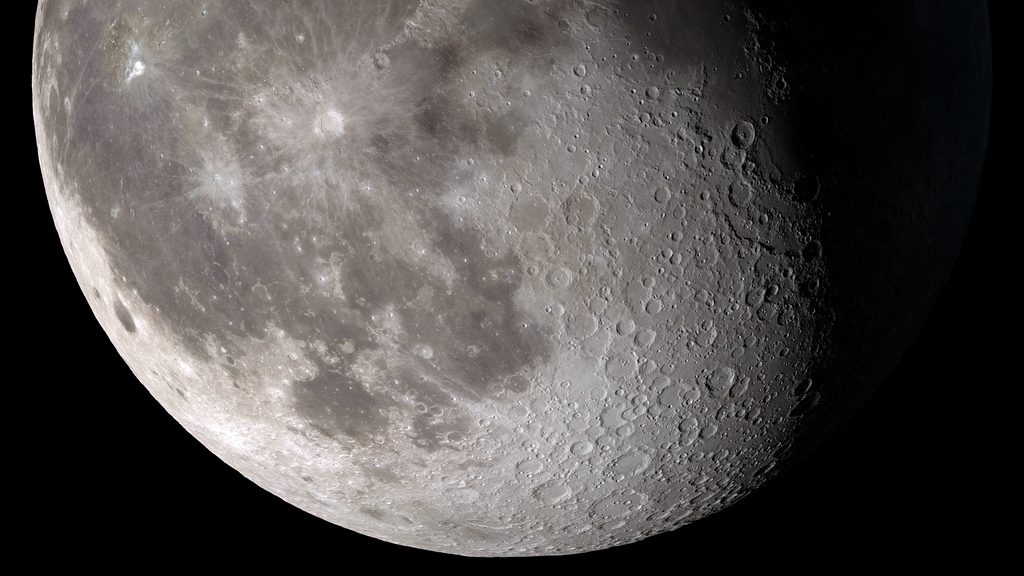 The Moon. (NASA/Goddard Space Flight Center Scientific Visualization Studio)