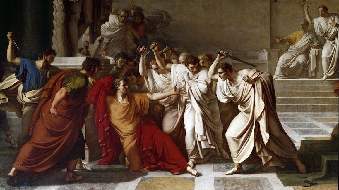 The death of Caesar, detail (Photo by: Leemage/UIG via Getty Images)
