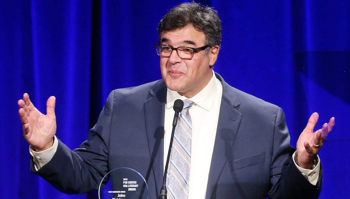 BEVERLY HILLS, CA - NOVEMBER 16:  John Kiriakou is honored with the First Amendment Award, during the PEN Center USA's 25th Annual Literary Awards Festival at the Beverly Wilshire Four Seasons Hotel on November 16, 2015 in Beverly Hills, California.  (Photo by Frederick M. Brown/Getty Images)