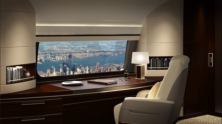 World's Largest Passenger Jet Window, Dubbed the Skyview Panoramic ...