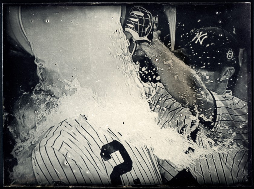 Derek Jeter’s last game in Yankee Stadium, New York, 2014; from Fantasy Life: Baseball and the American Dream (Tabitha Soren/Aperture, 2017)