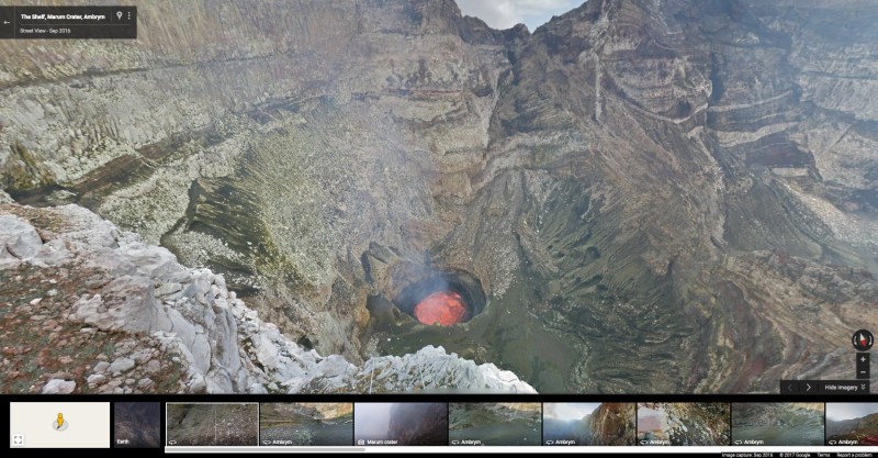 Volcano Widget Peer Into the Heart of an Active Volcano with Google Street View ...