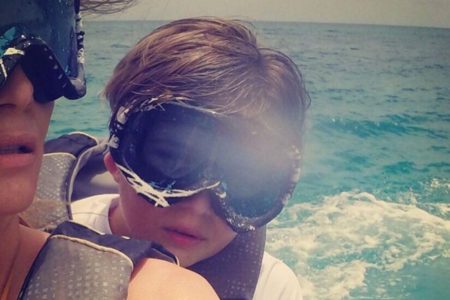 Melania Trump and Barron Trump. (Melania Trump/Twitter)