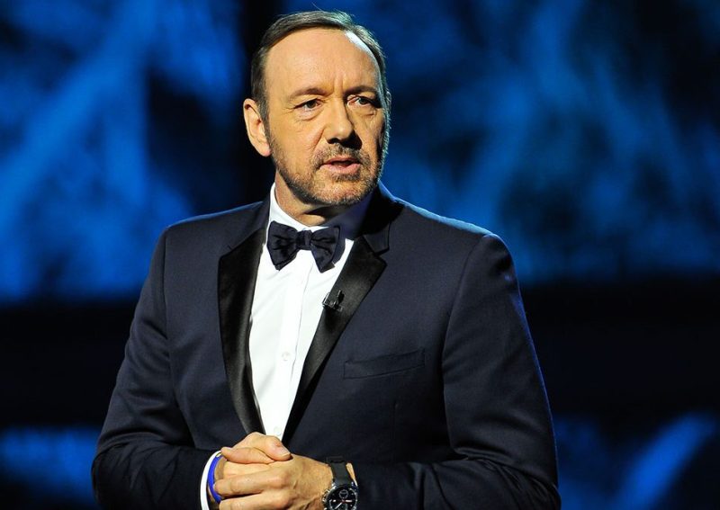 Kevin Spacey hosts the 2014 Breakthrough Prizes Awarded in Fundamental Physics and Life Sciences Ceremony at NASA Ames Research Center in California. (Photo by Steve Jennings/Getty Images for MerchantCantos)