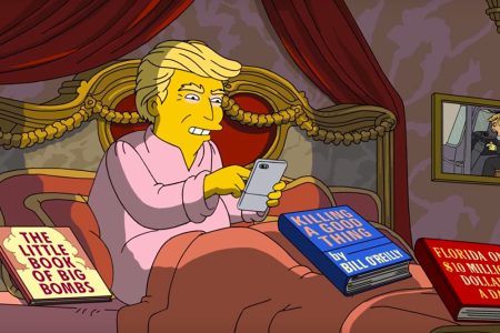 'The Simpsons' new episode portrays a dark picture at the White House. (Screencap/Simpsons)