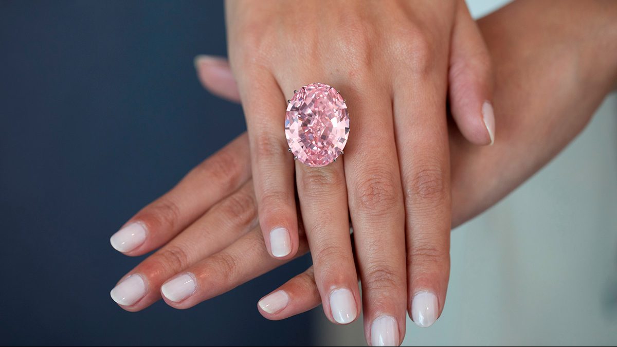 Pink Diamond Sets World Record at $71 Million for Sotheby's
