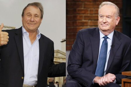 Michael Reagan and Bill O'Reilly. (Getty)