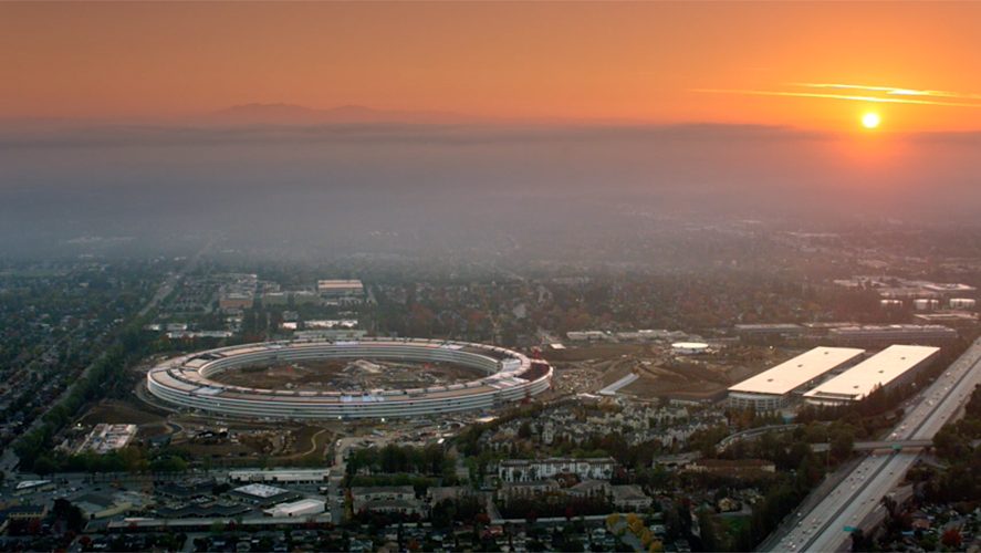 New Apple Park Campus Unveiled Via Drone Footage