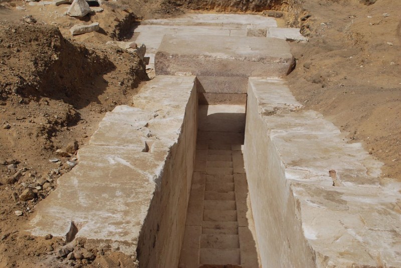 Pyramid discovered south of Cairo