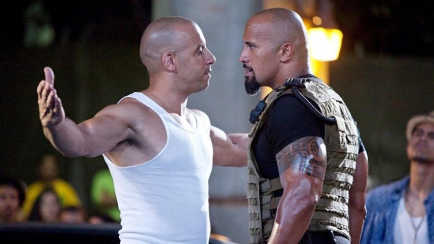 Vin Diesel (l.) and Dwayne (The Rock) Johnson have reportedly put their feud behind them for another ride on the 'Fast and Furious' franchise.
 (Universal)
