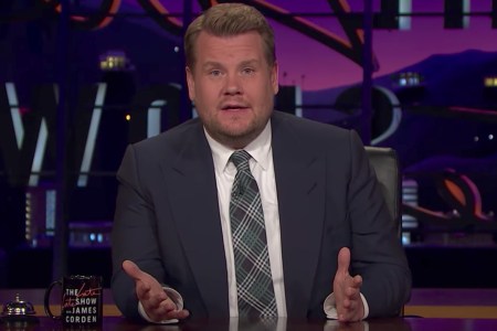 James Corden addresses the terrorist attack in Manchester, England, on the "Late Late Show."