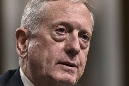 Retired Marine Corps general James Mattis testifies before the Senate Armed Services Committee on his nomination to be the next secretary of defense in the Dirksen Senate Office Building on Capitol Hill in Washington, DC on January 12, 2017.