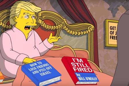 President Donald Trump portrayed in 'The Simpsons.'