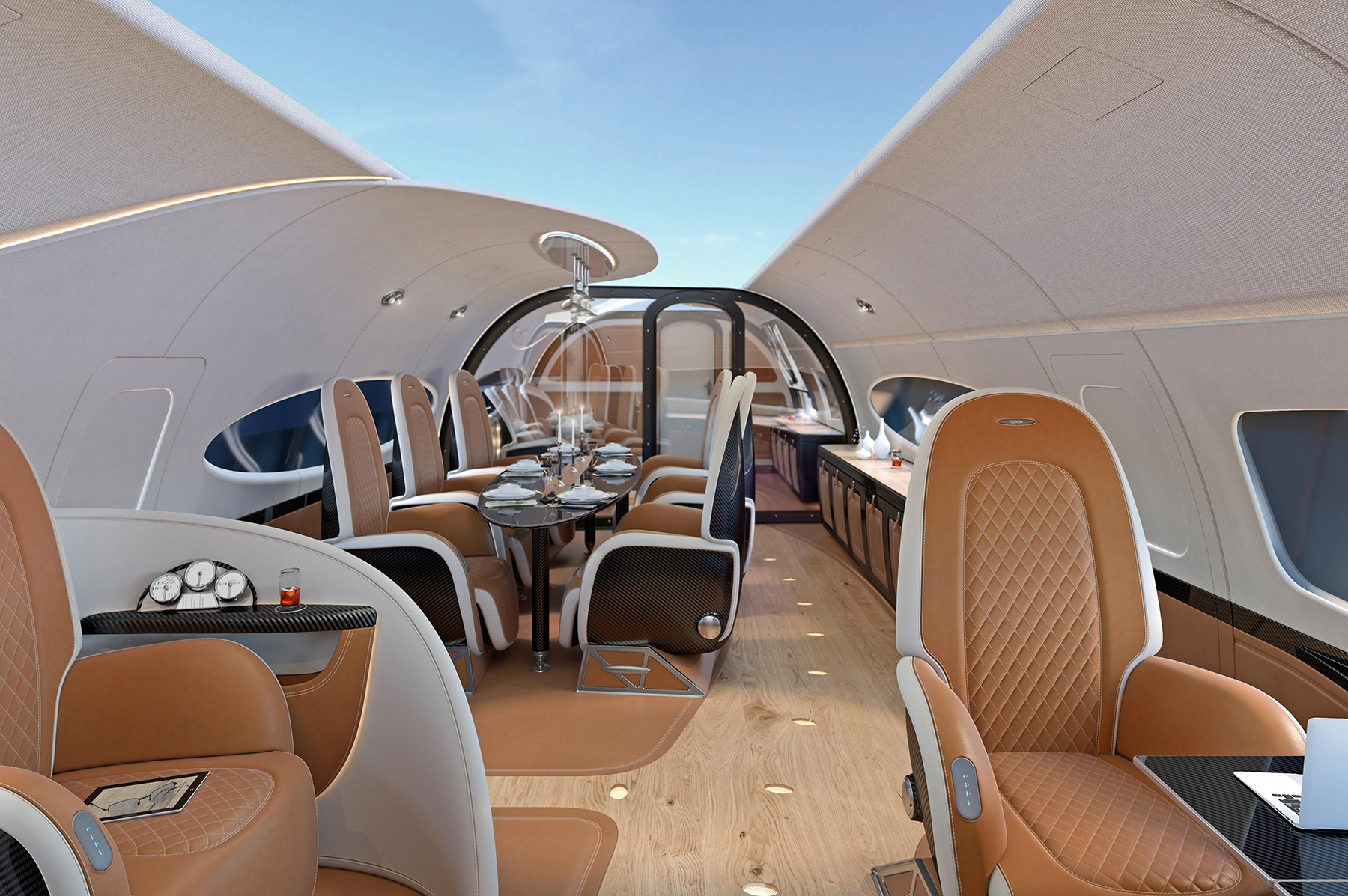 This Billionaire Business Jet Has Its Own Sunroof