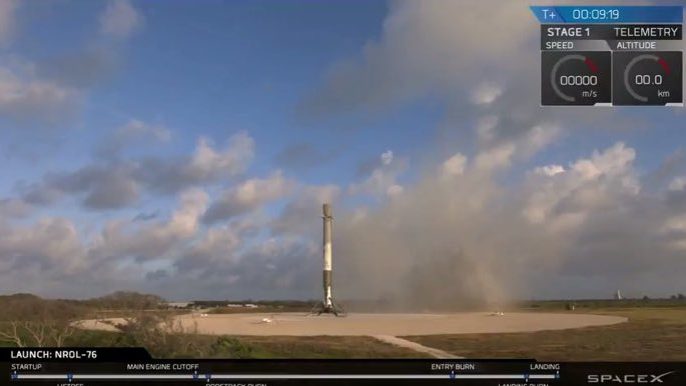 Falcon 9 rocket. (Elon Musk/Twitter)
