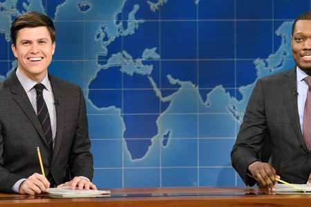 What It's Like Hosting SNL's Weekend Update During the Trump Era