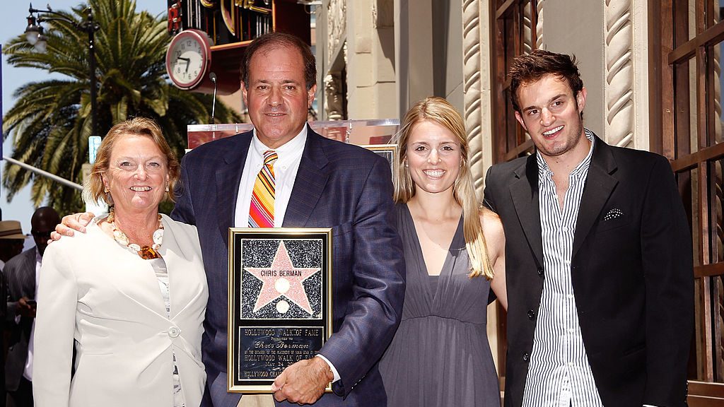 ESPN's Chris Berman and his family.
