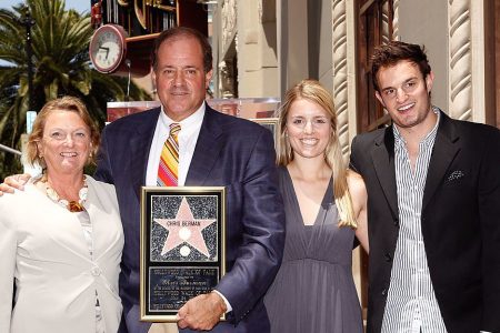 ESPN's Chris Berman and his family.