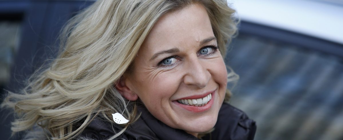 Katie Hopkins seen leaving the ITV Studios after an appearance on 'Loose Women' on February 9, 2015 in London, England.