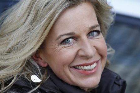 Katie Hopkins seen leaving the ITV Studios after an appearance on 'Loose Women' on February 9, 2015 in London, England.