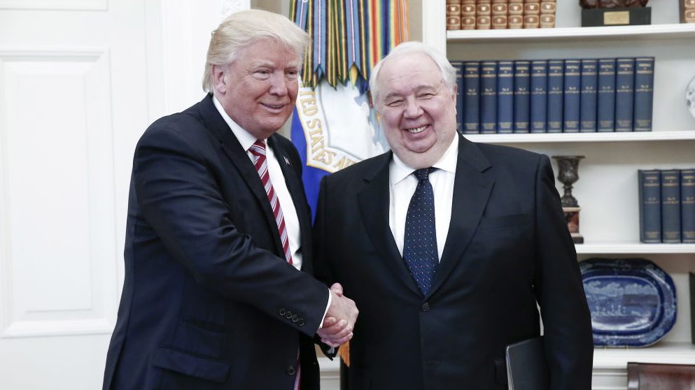 President Trump and Sergey Kislyak