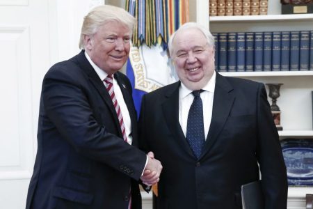 President Trump and Sergey Kislyak