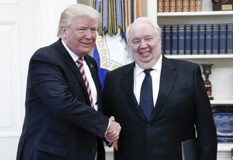 President Trump and Sergey Kislyak