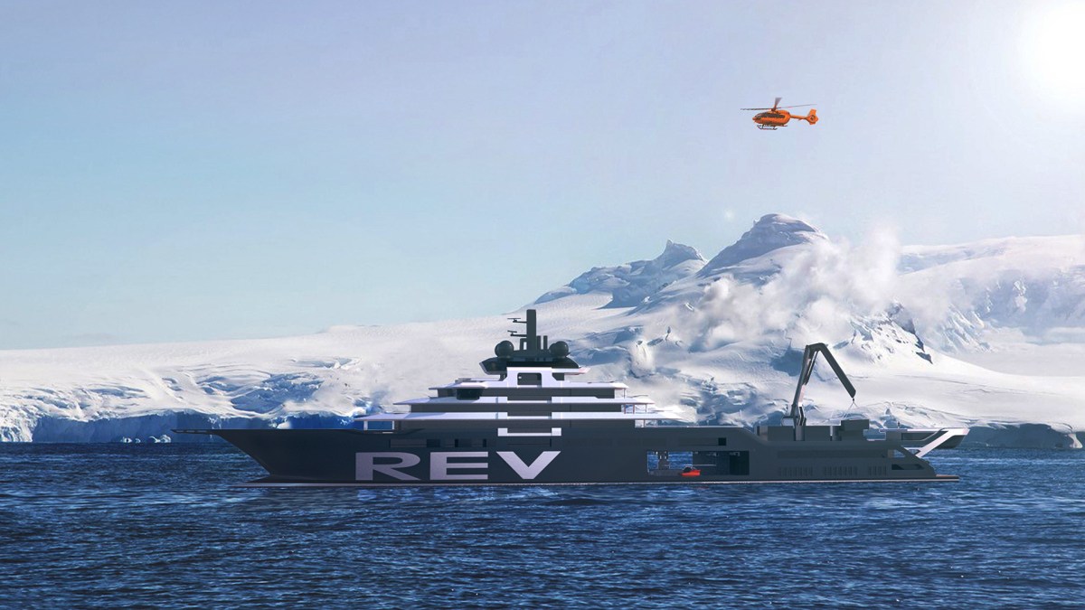 The Research Expedition Vessel, or REV. (VARD/Rosellinis Four-10)