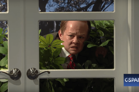 Melissa McCarthy as Sean Spicer on 'SNL'.
