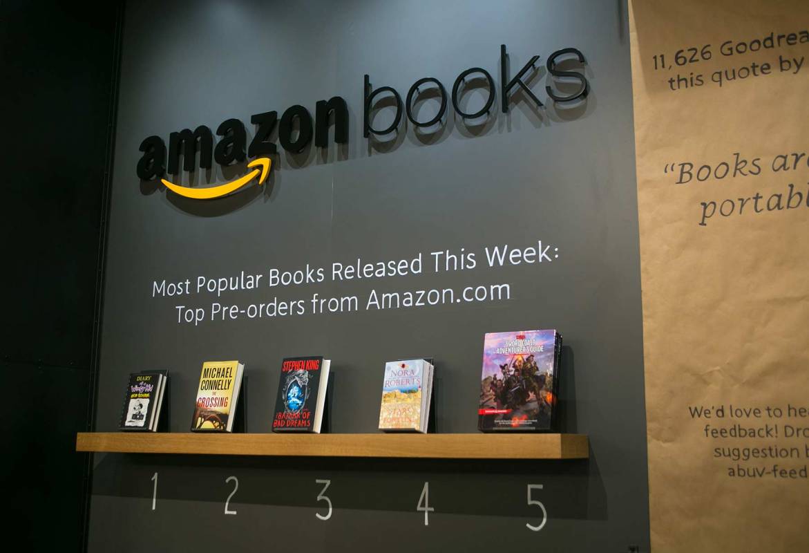 Amazon opens its first bookstore in New York City Thursday. (George Rose/Getty Images)