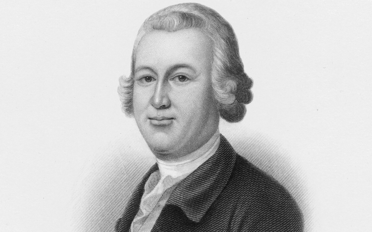 An engraving from a portrait of James Otis, Jr, a lawyer from Colonial Massachusetts, created the phrase "Taxation without representation is tyranny", 1900. From the New York Public Library. (Photo by Smith Collection/Gado/Getty Images).