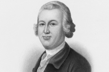 An engraving from a portrait of James Otis, Jr, a lawyer from Colonial Massachusetts, created the phrase "Taxation without representation is tyranny", 1900. From the New York Public Library. (Photo by Smith Collection/Gado/Getty Images).